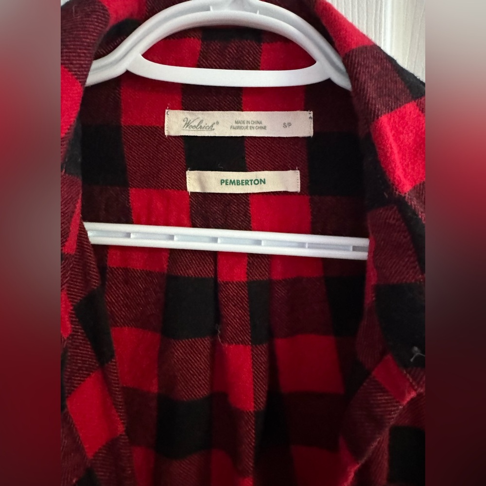 Woolrich Red and Black Plaid Shirt - Picture 2 of 5